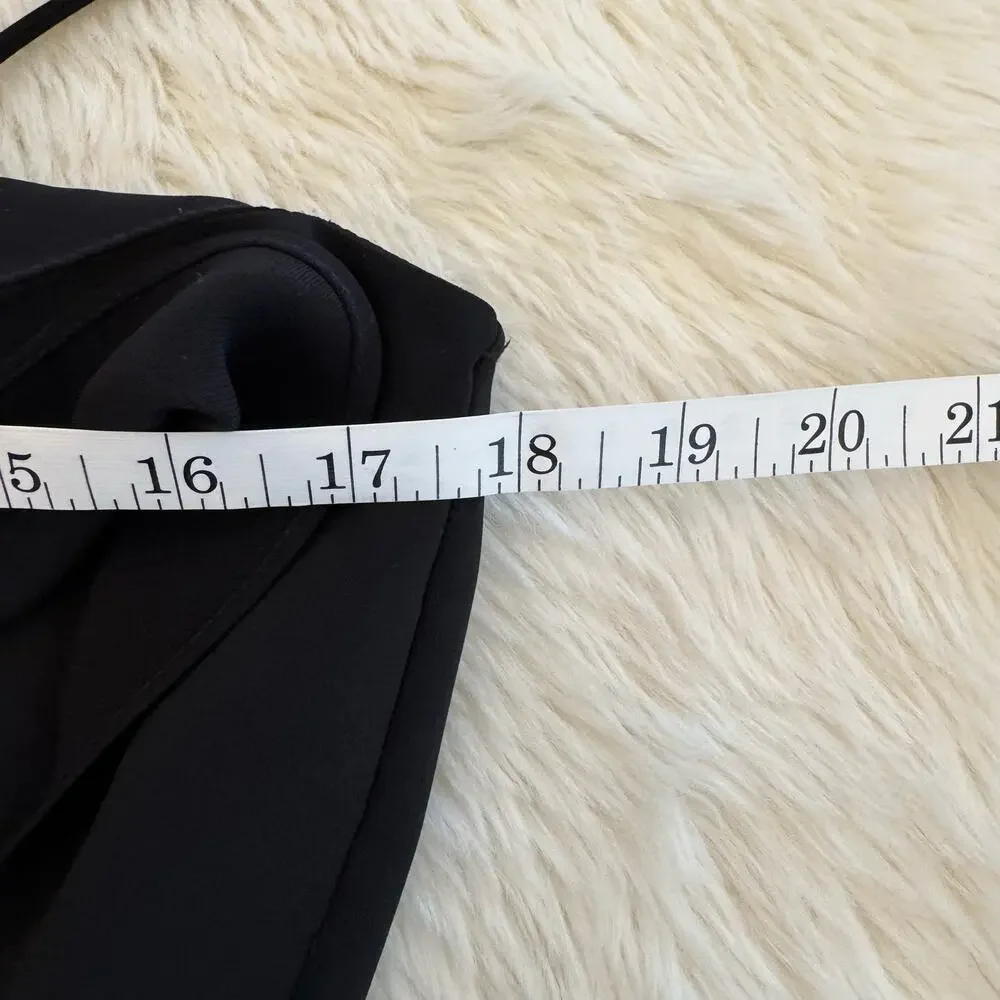 Topshop Black Sleeveless Ruffle Playsuit Jumpsuit 8
